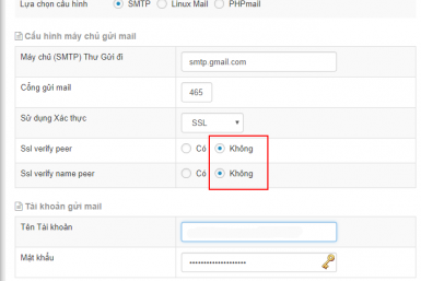 Cấu hình SMTP gửi mail ở localhost trong NukeViet