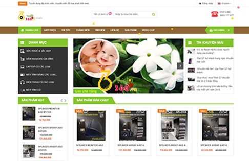 THIẾT KẾ WEBSITE BÁN HÀNG