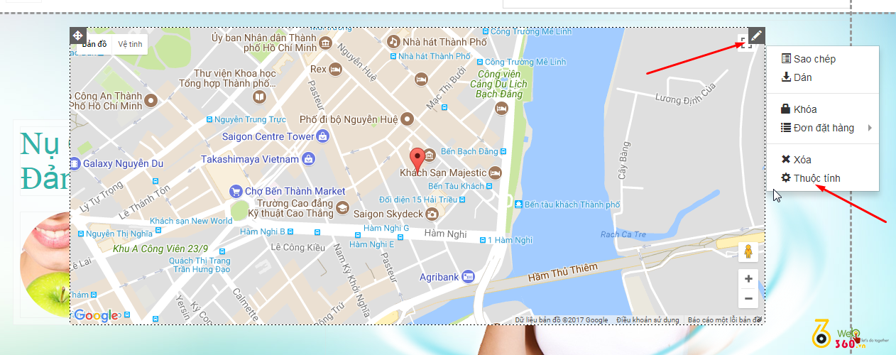 Google Maps không hoạt động trên website của tôi đòi key API