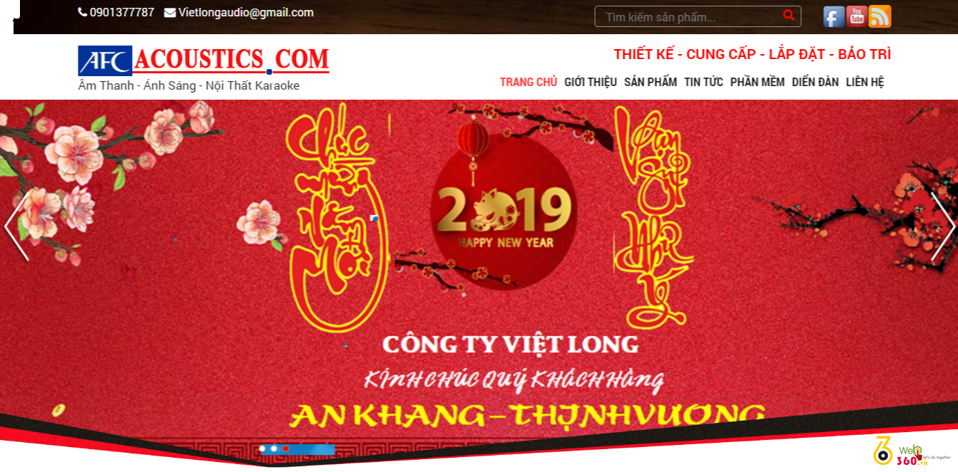 Thiết kế web Công ty Việt Long