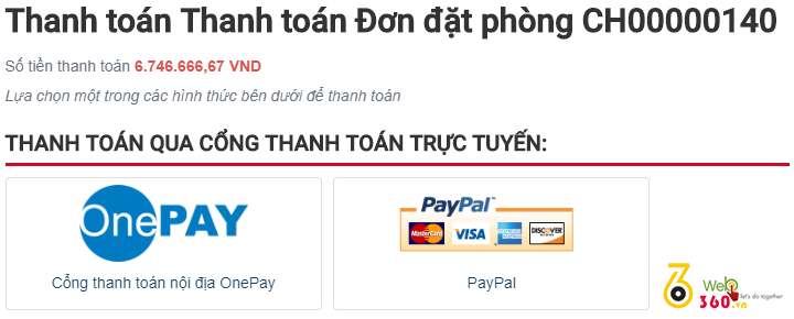Thanh toán online