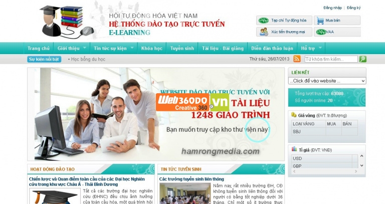 thiet ke website giao duc 1